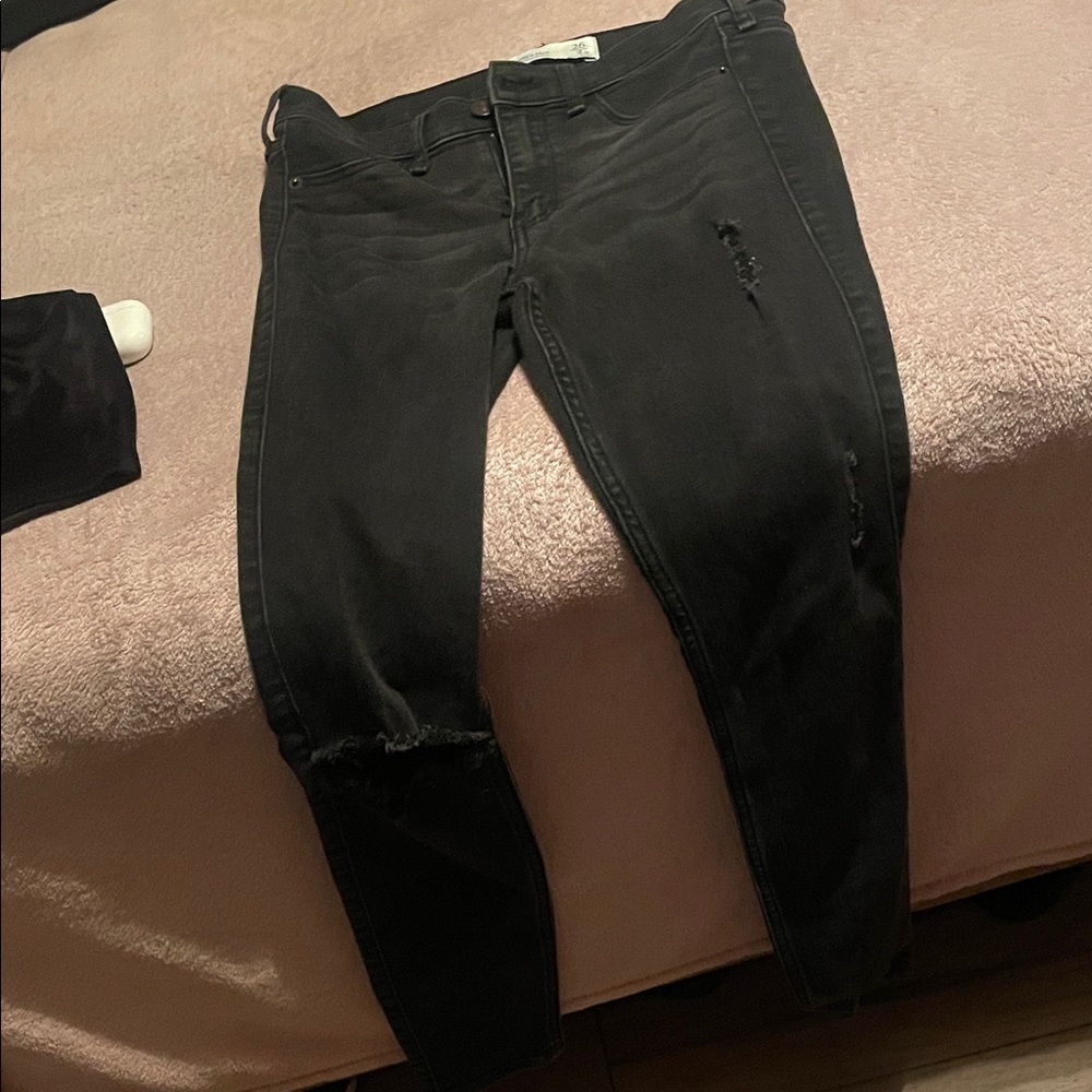 Abercrombie & Fitch Women's Black Skinny Jeans